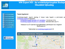 Tablet Screenshot of budapesti.azeredetisegvizsgalat.hu