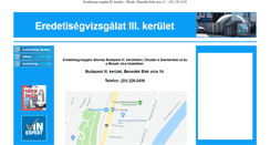 Desktop Screenshot of 3kerben.azeredetisegvizsgalat.hu