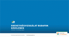 Desktop Screenshot of budafokon.azeredetisegvizsgalat.hu